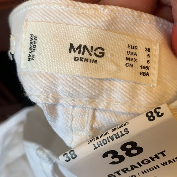 NWT Mango Straight fit cropped jeans - Picture 6 of 6